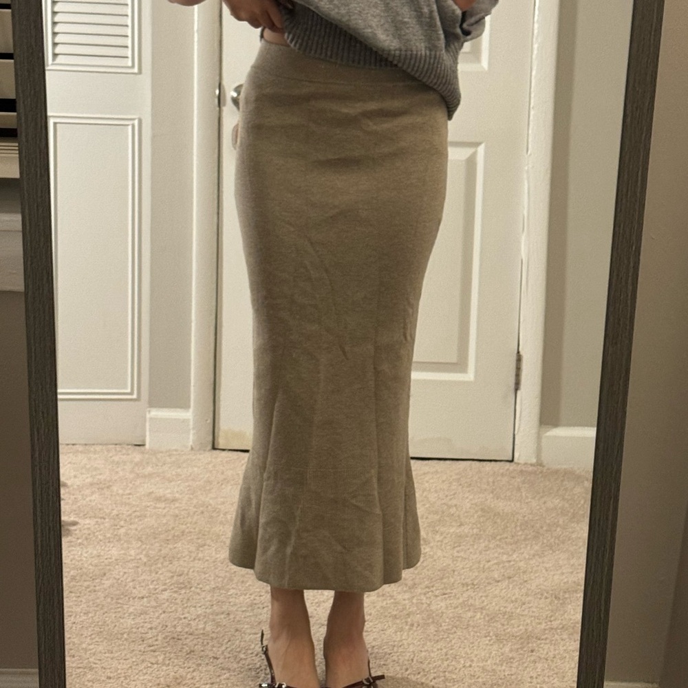 Elegant Tan Women's Skirt